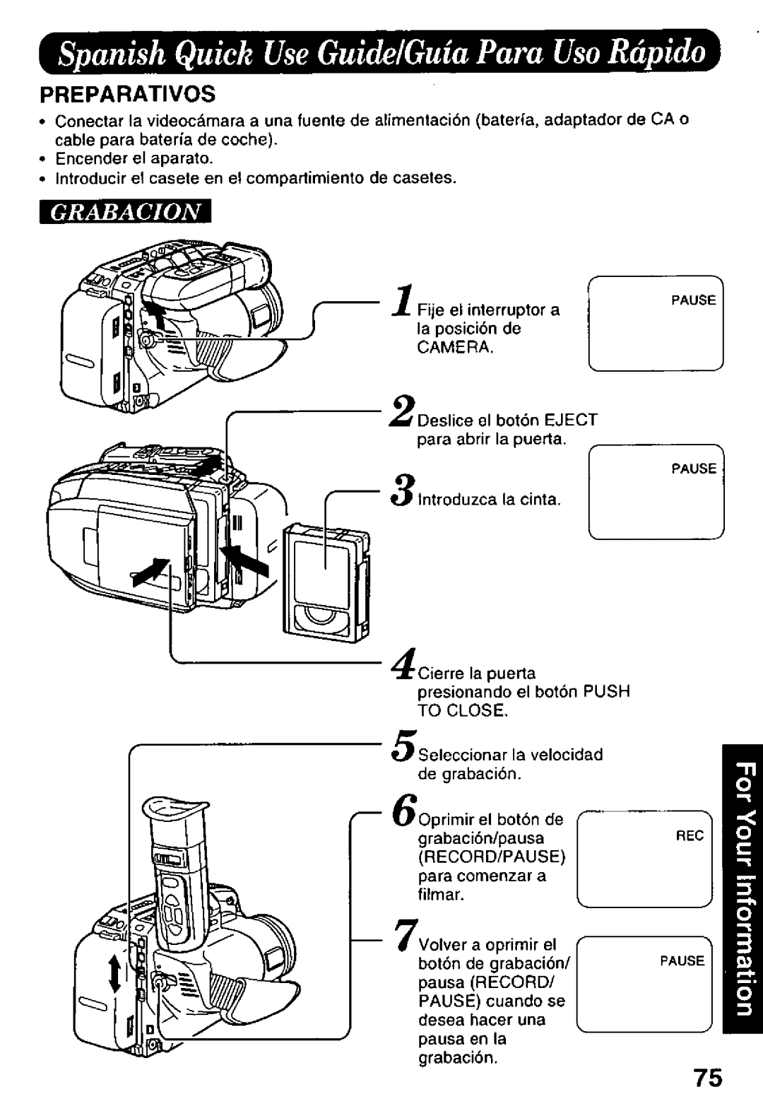 Panasonic PV-L958 manual 