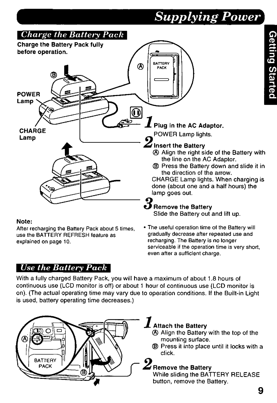 Panasonic PV-L958 manual 