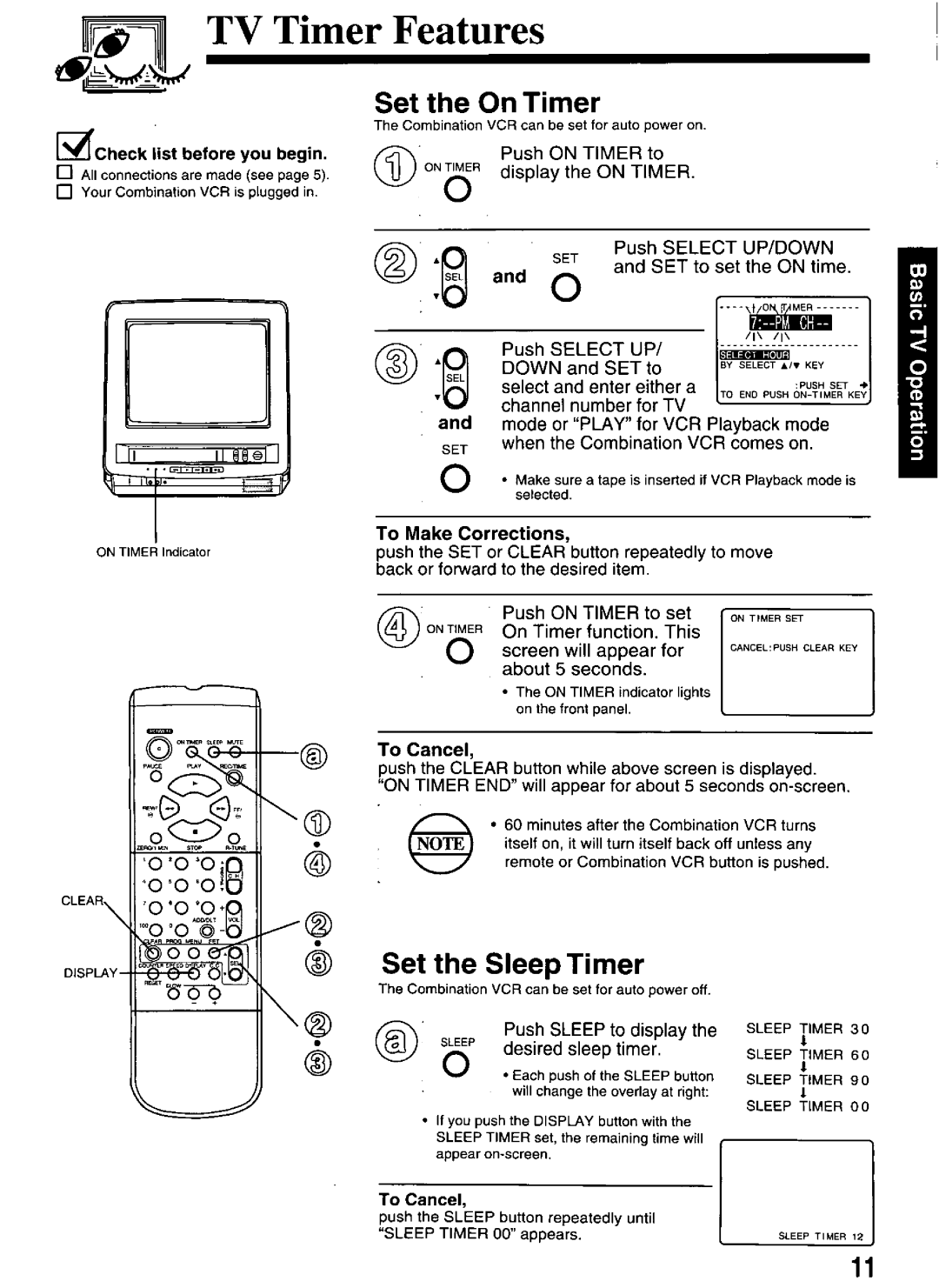 Panasonic PV-M1326W manual 