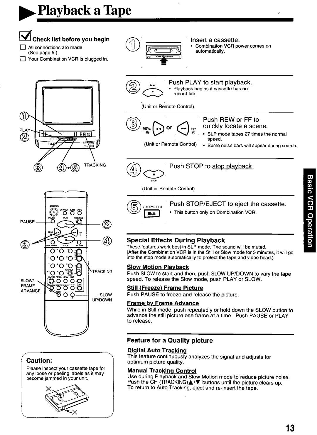 Panasonic PV-M1326W manual 