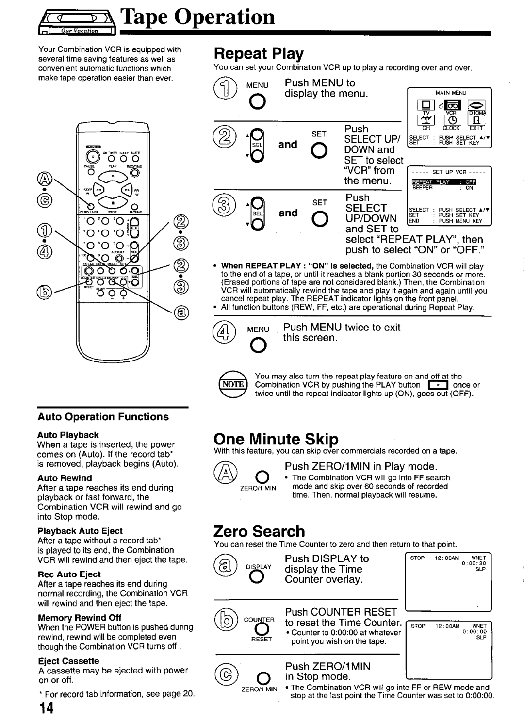 Panasonic PV-M1326W manual 