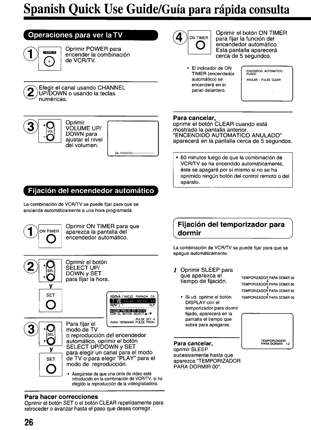 Panasonic PV-M1326W manual 