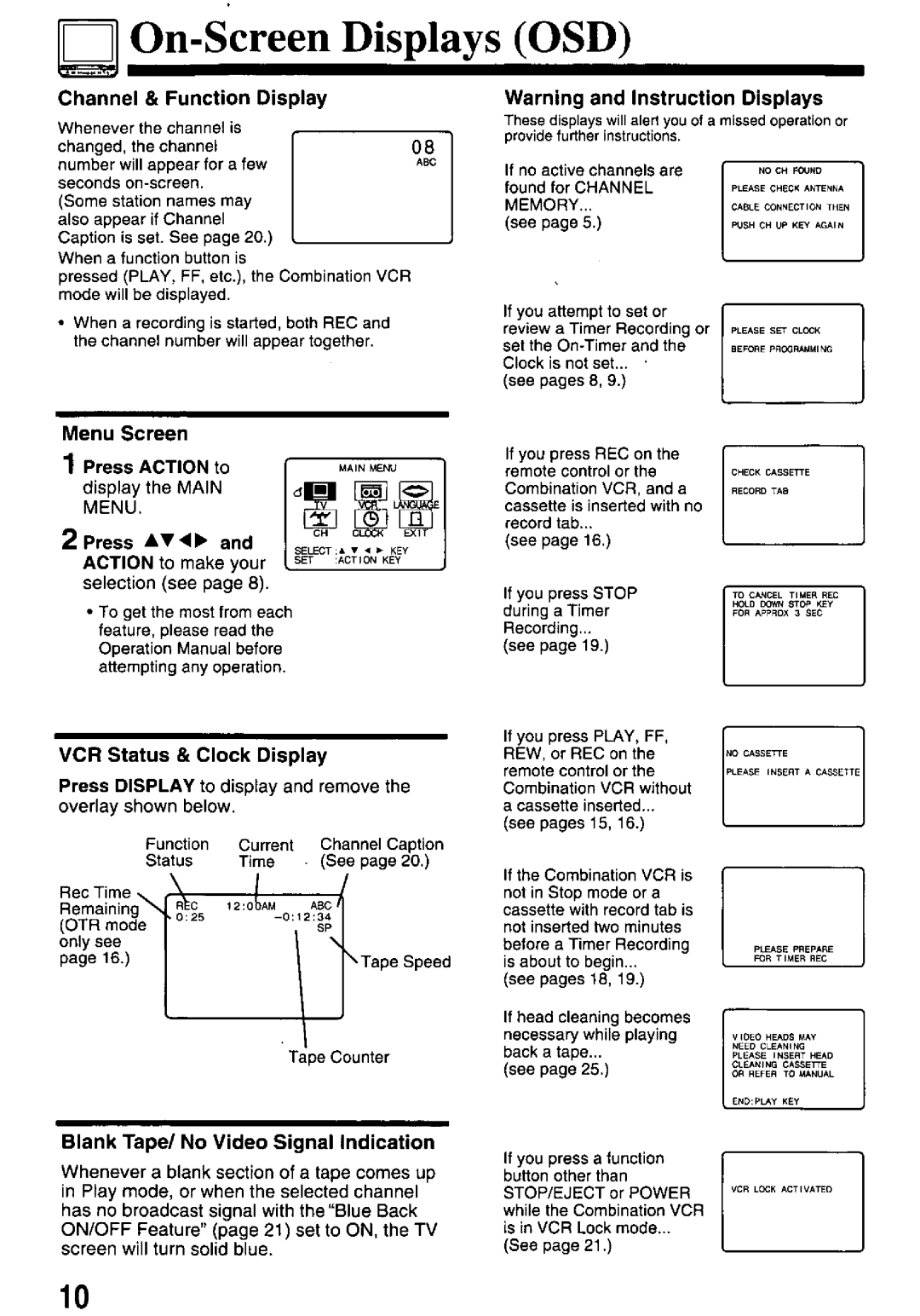 Panasonic PV-M1338 manual 