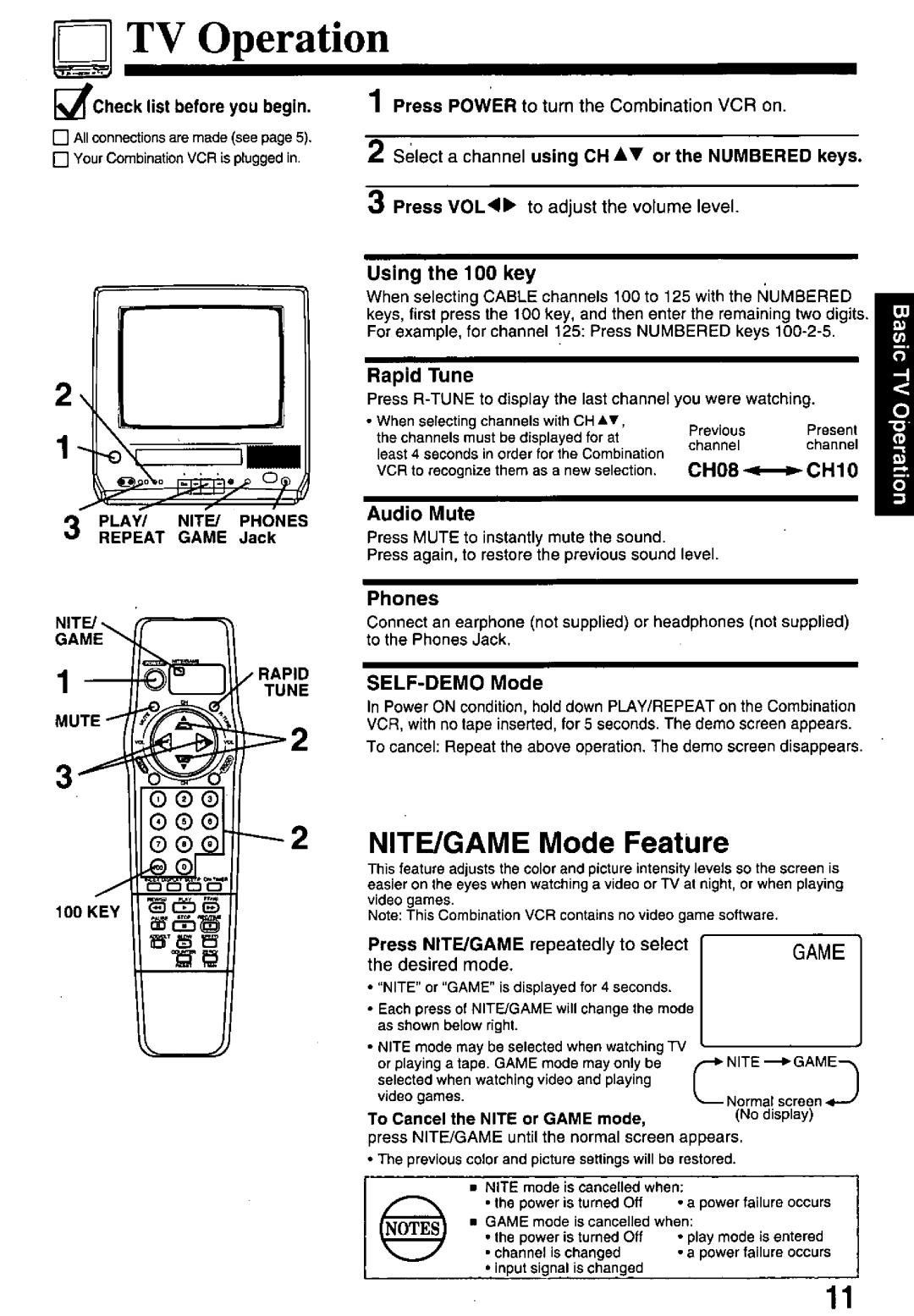 Panasonic PV-M1338 manual 