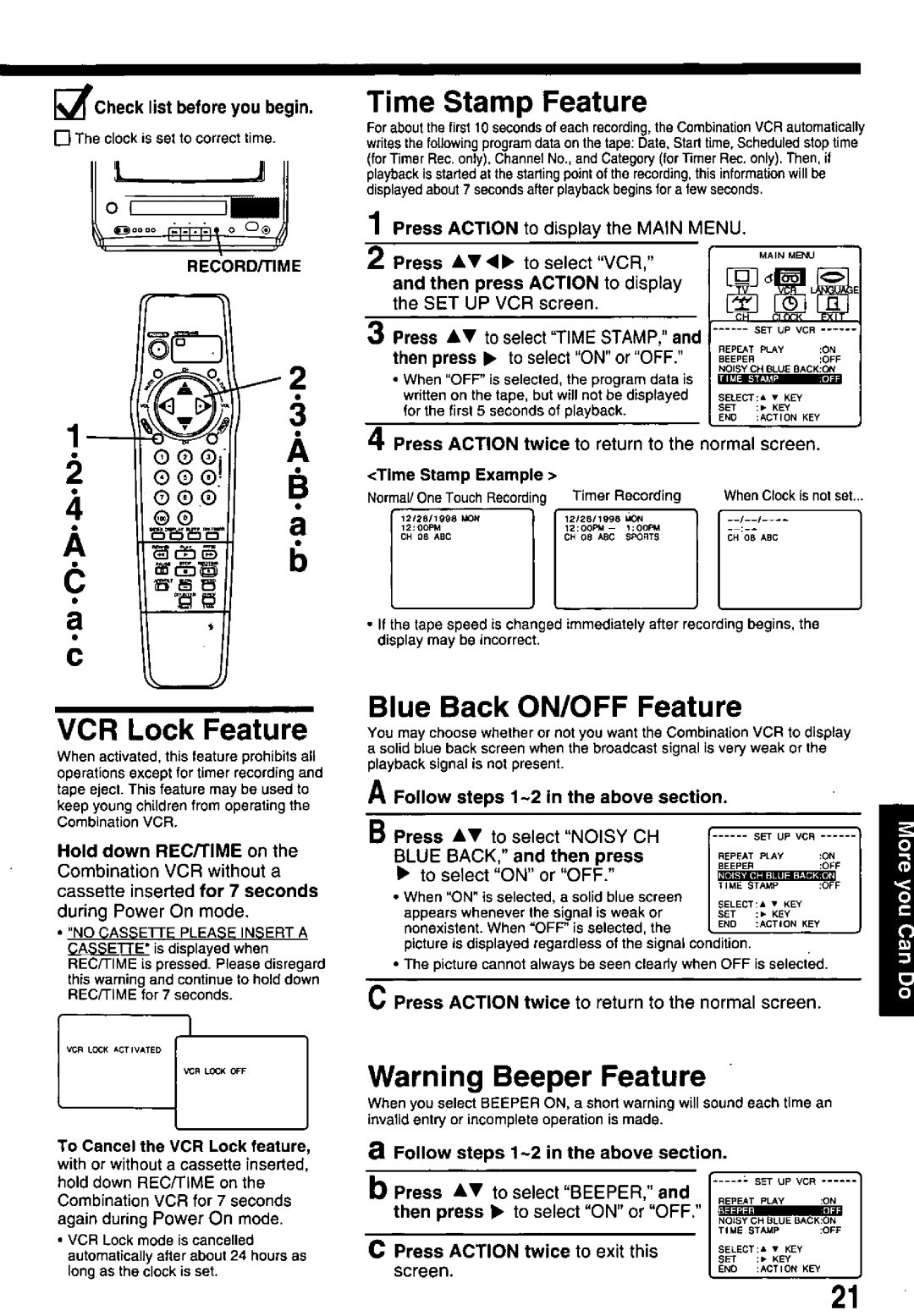 Panasonic PV-M1338 manual 