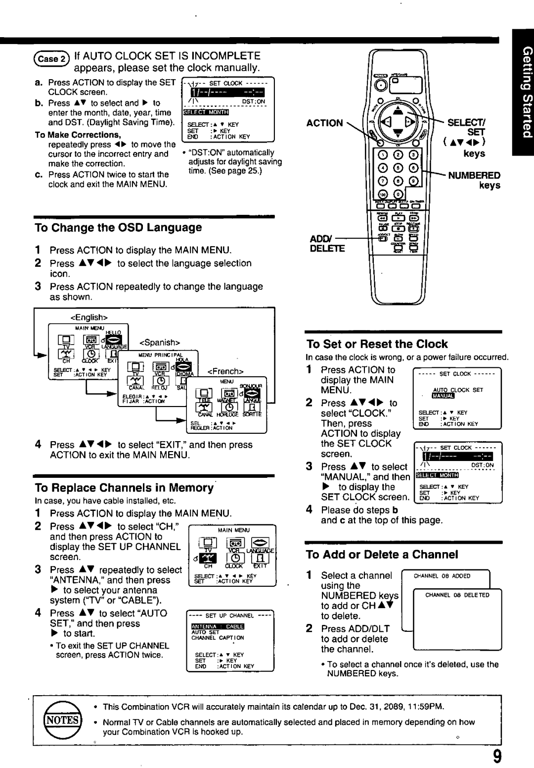 Panasonic PV-M1338 manual 