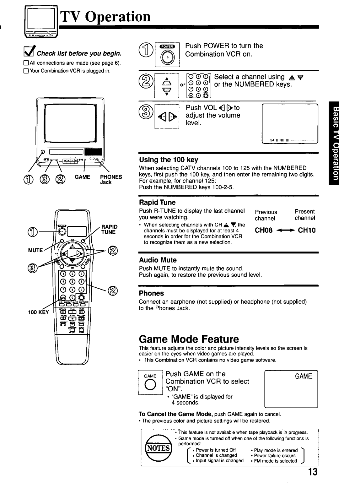 Panasonic PV-M1367AD manual 