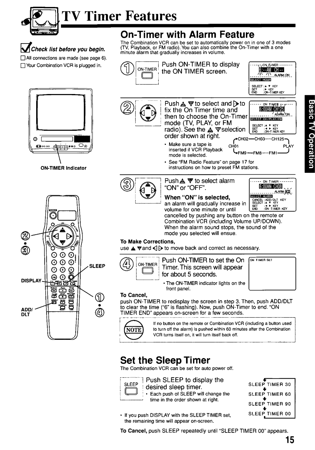 Panasonic PV-M1367AD manual 