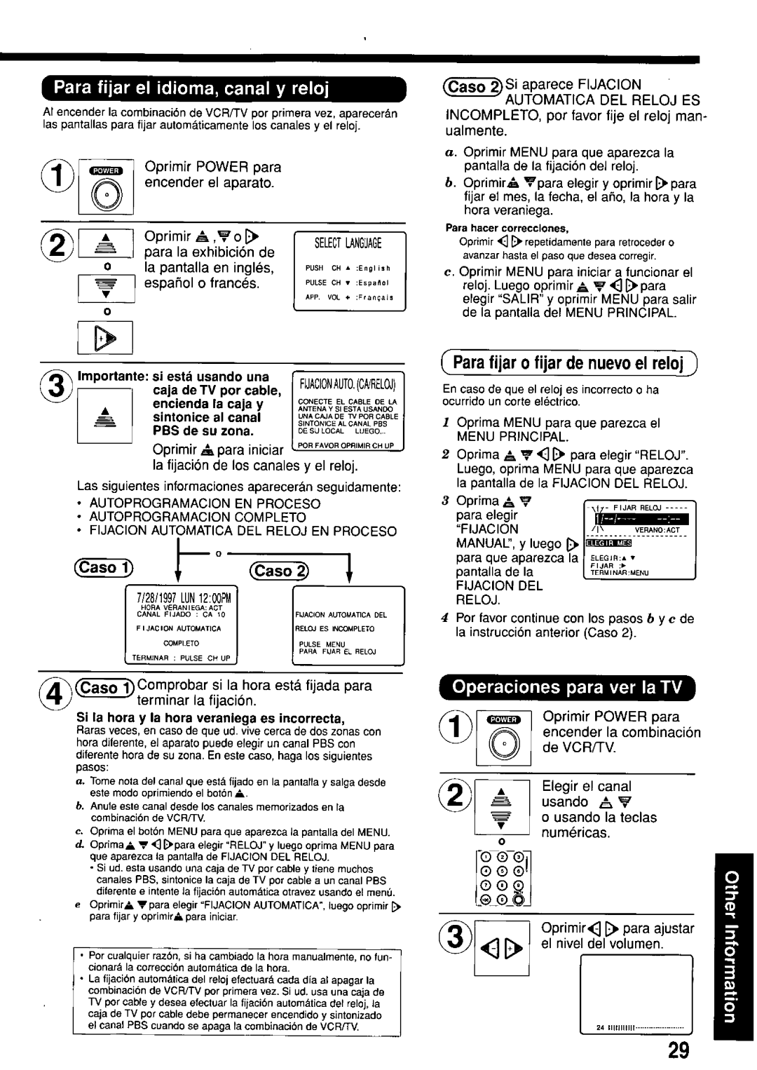 Panasonic PV-M1367AD manual 