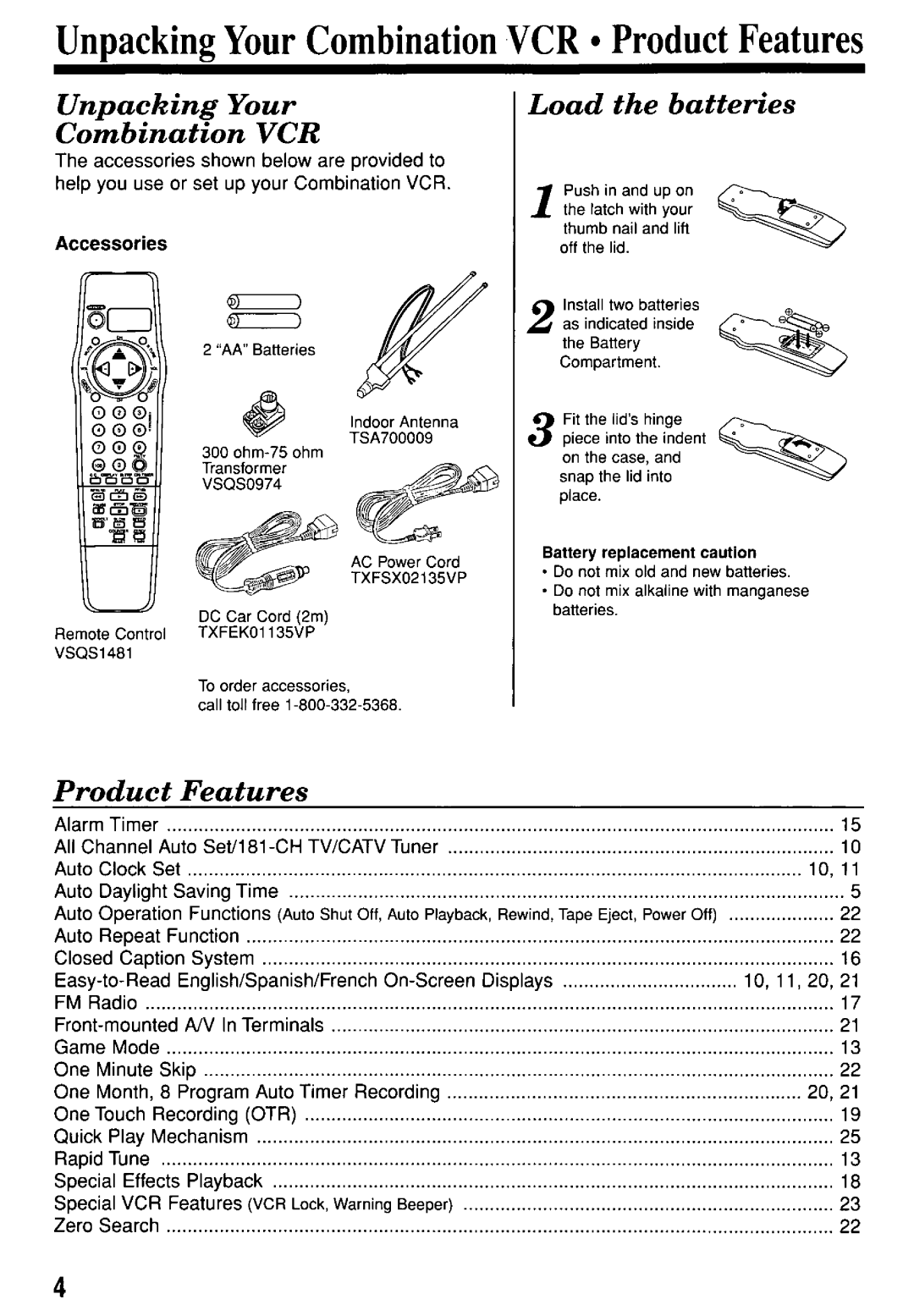 Panasonic PV-M1367AD manual 