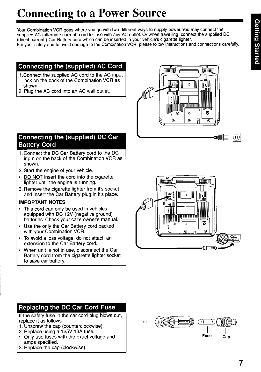 Panasonic PV-M1367AD manual 