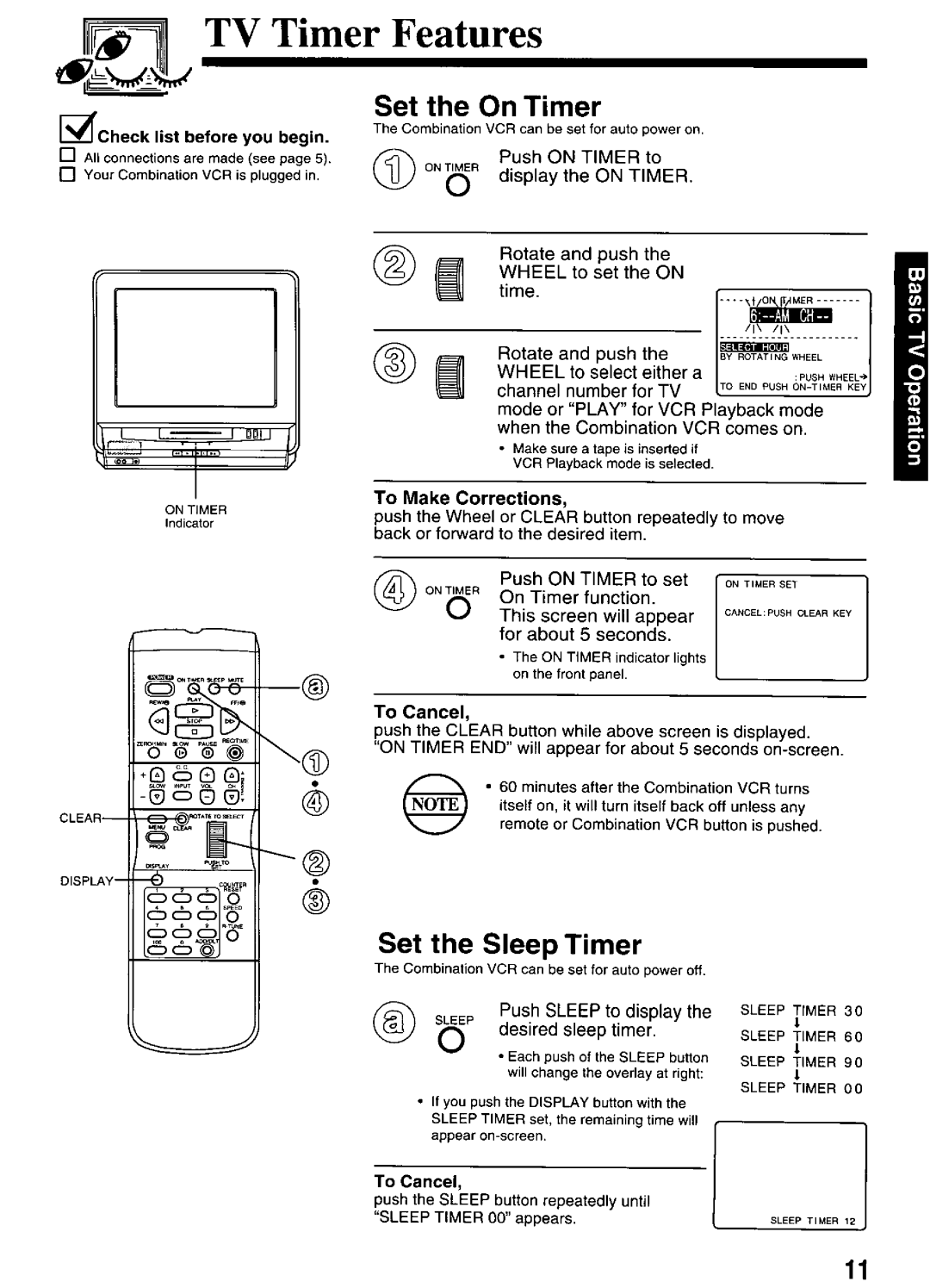 Panasonic PV-M2036 manual 