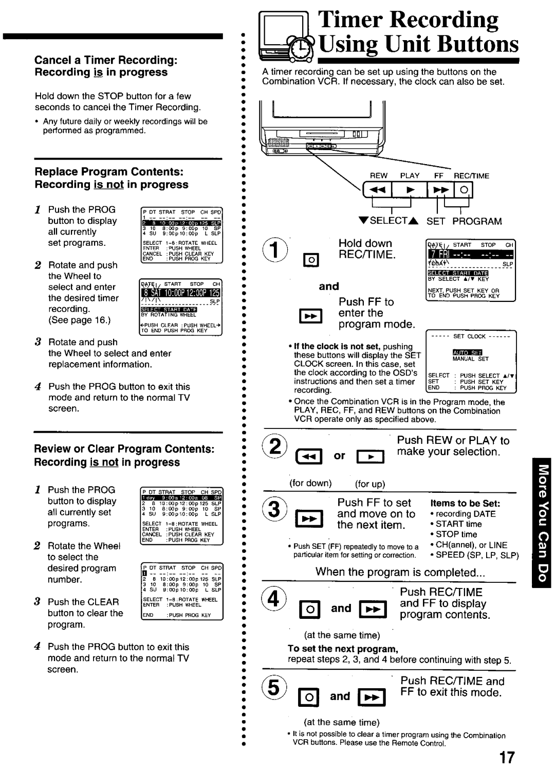 Panasonic PV-M2036 manual 