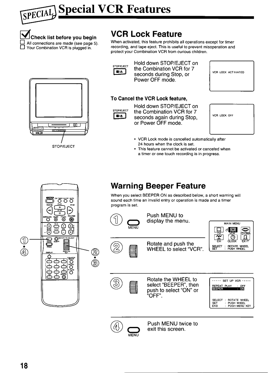 Panasonic PV-M2036 manual 