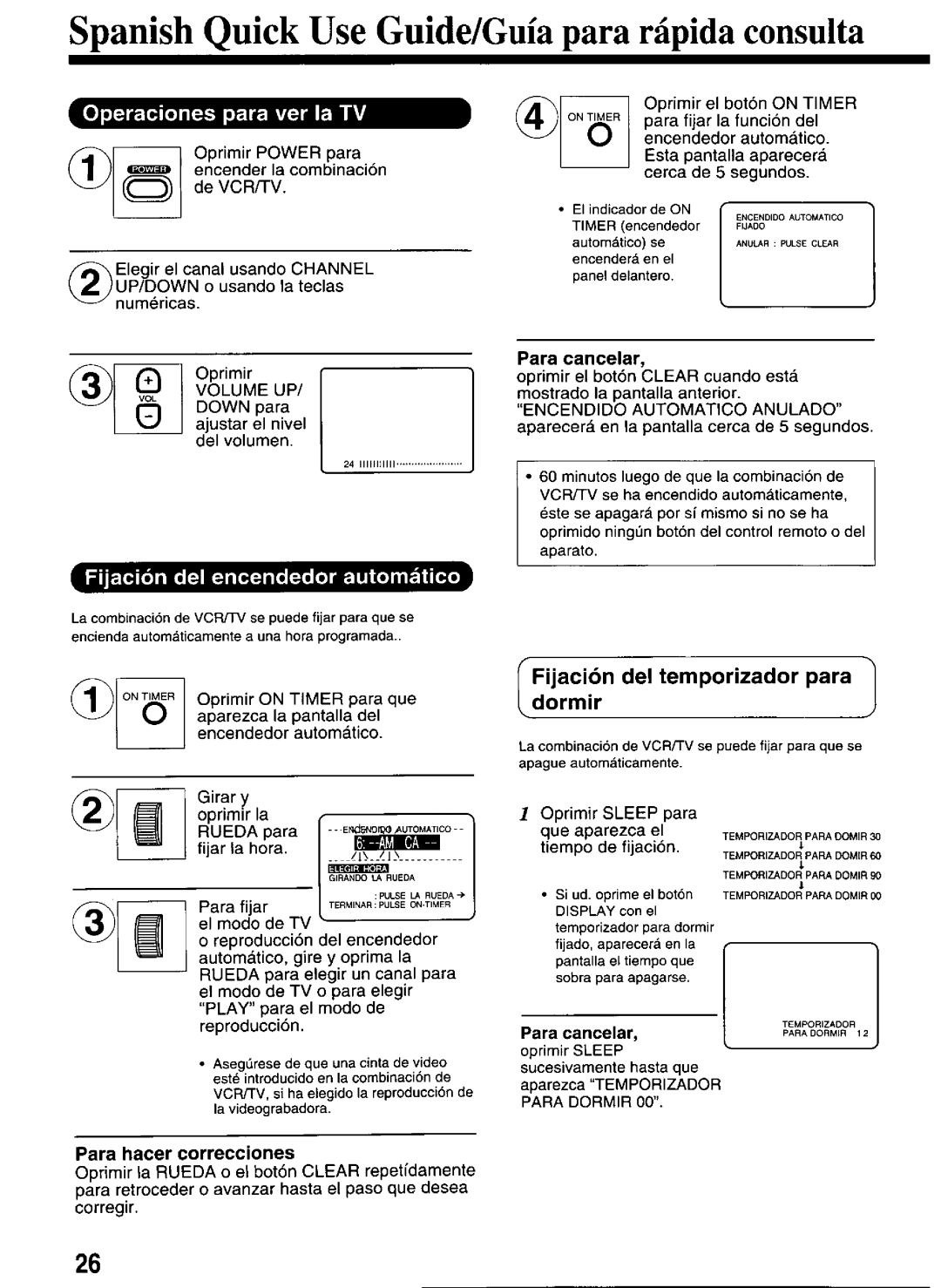 Panasonic PV-M2036 manual 