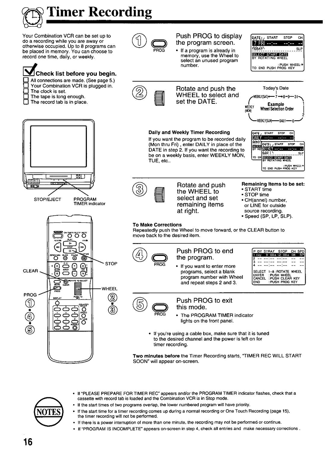Panasonic PV-M2036 manual 