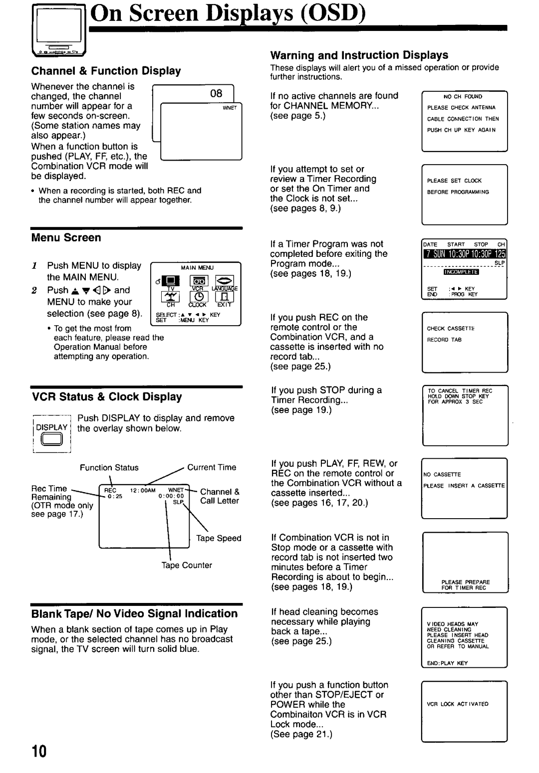 Panasonic PV-M2037 manual 