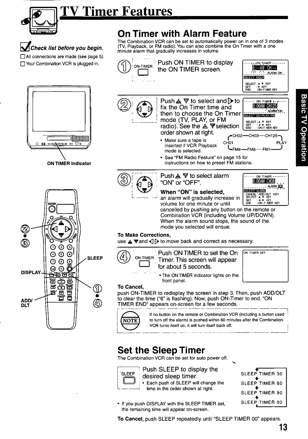 Panasonic PV-M2037 manual 