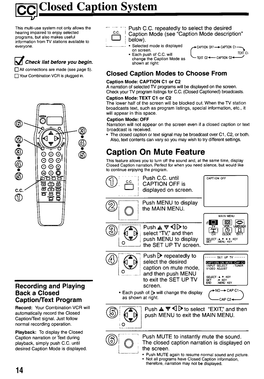 Panasonic PV-M2037 manual 