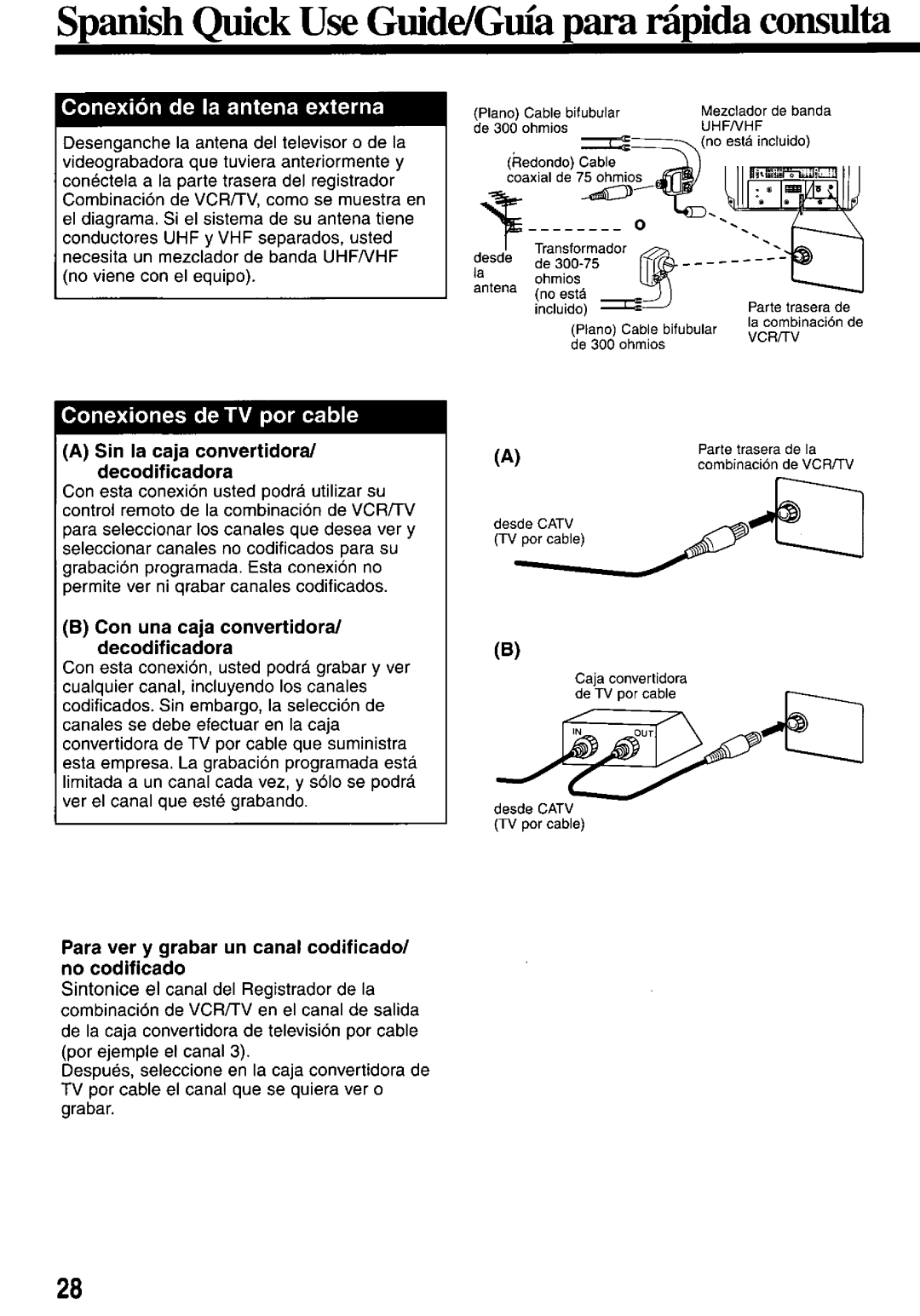 Panasonic PV-M2037 manual 