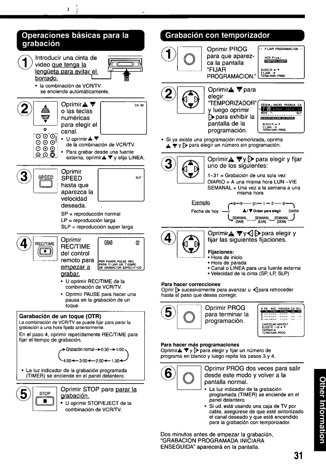 Panasonic PV-M2037 manual 