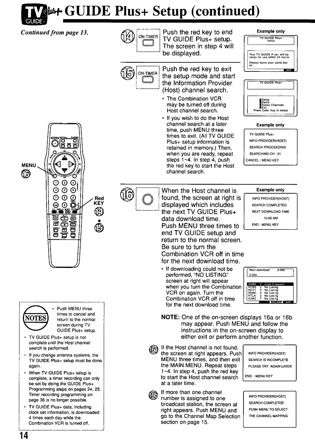 Panasonic PV-M2057 manual 