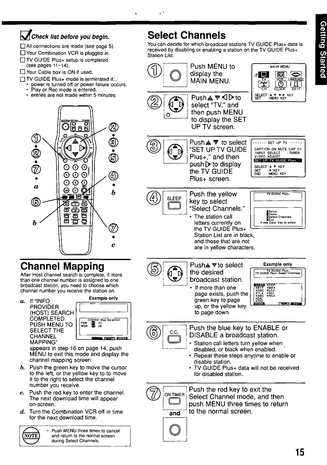 Panasonic PV-M2057 manual 