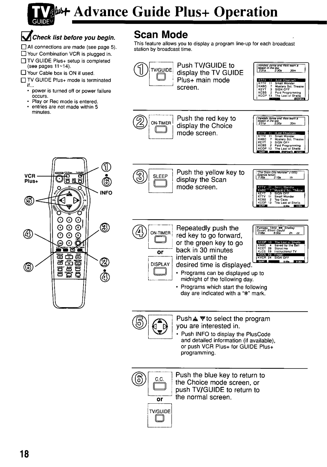 Panasonic PV-M2057 manual 