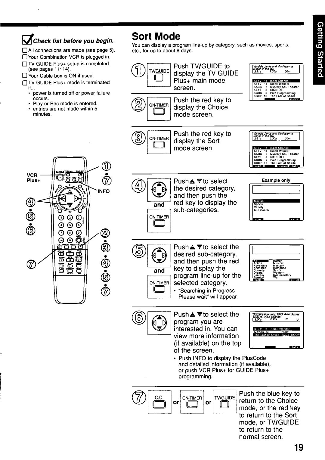 Panasonic PV-M2057 manual 