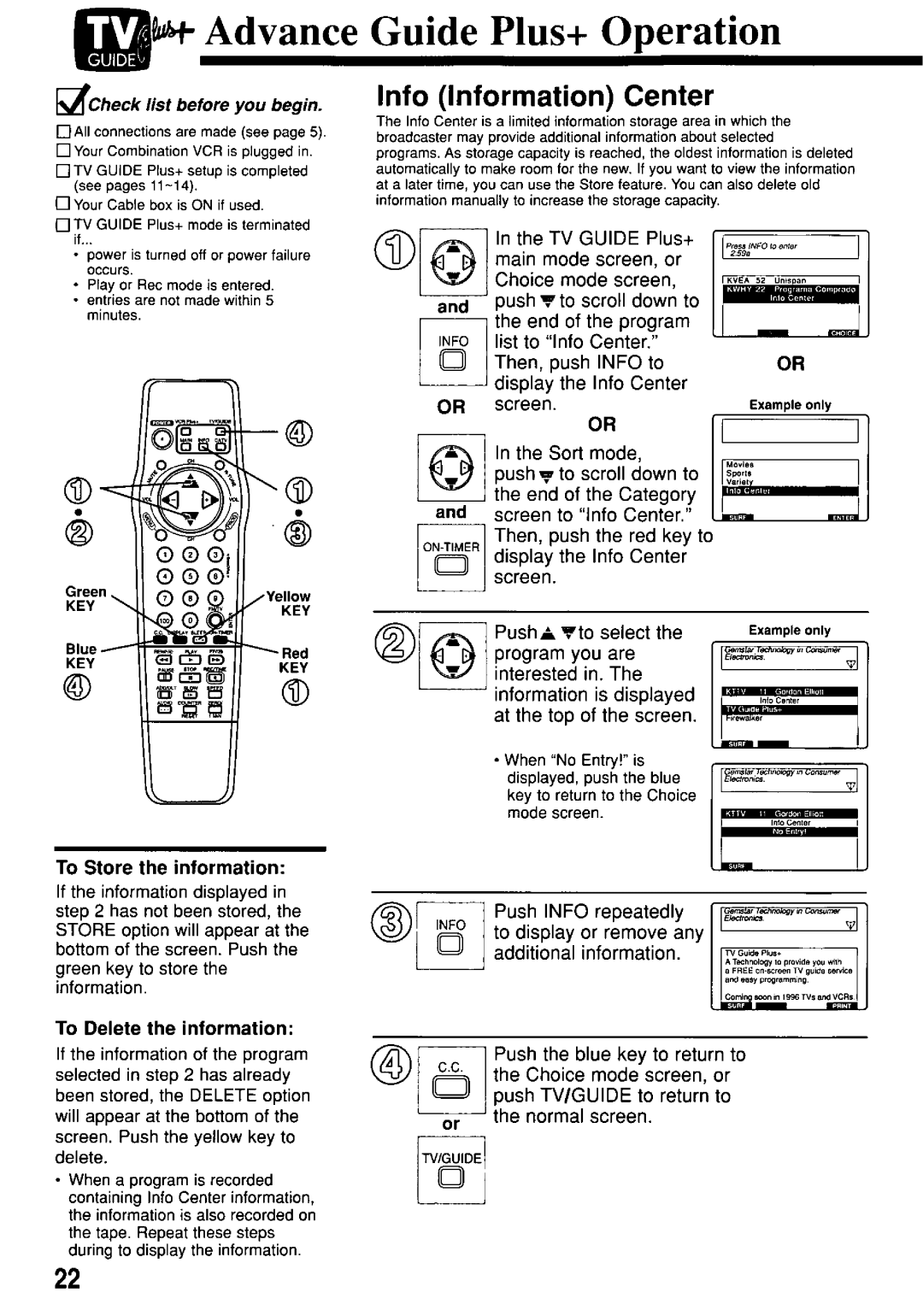 Panasonic PV-M2057 manual 