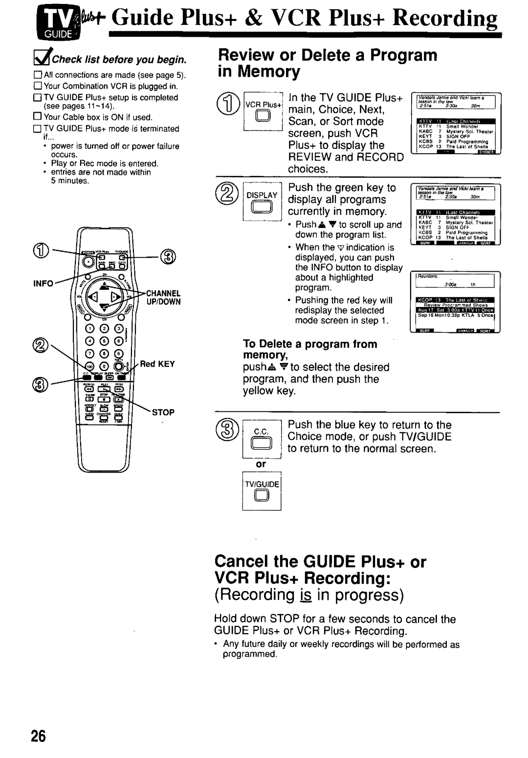 Panasonic PV-M2057 manual 