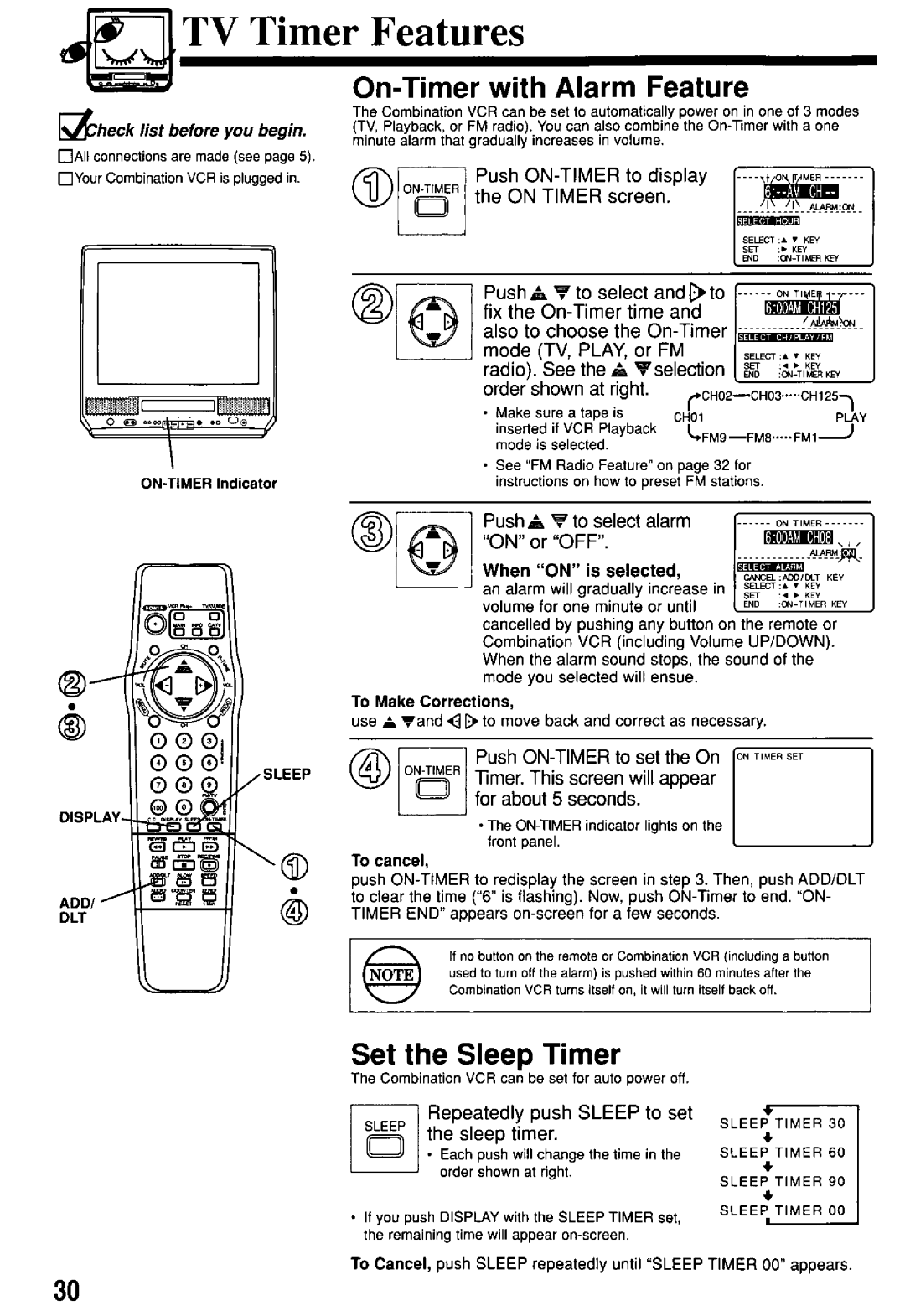 Panasonic PV-M2057 manual 