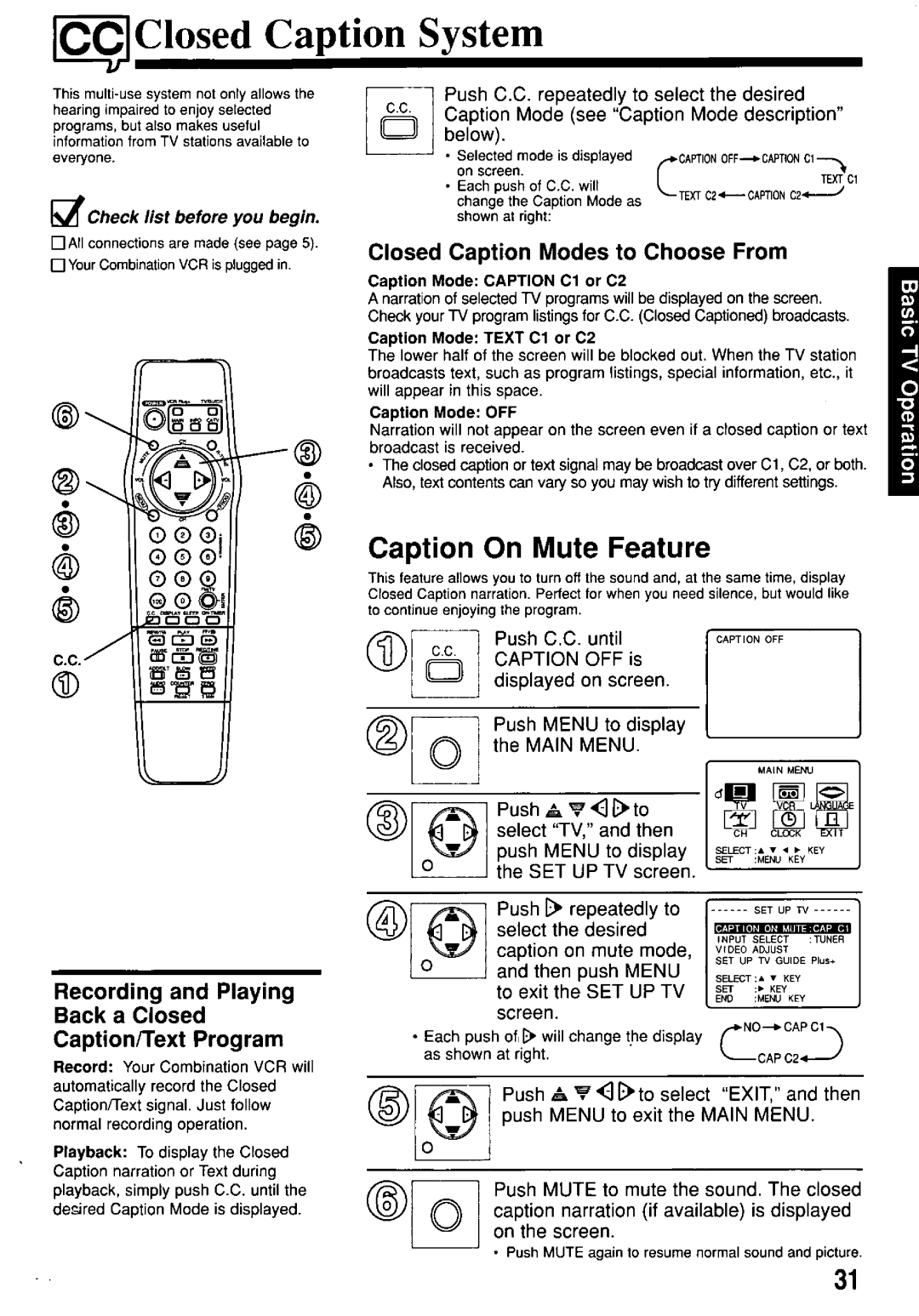 Panasonic PV-M2057 manual 