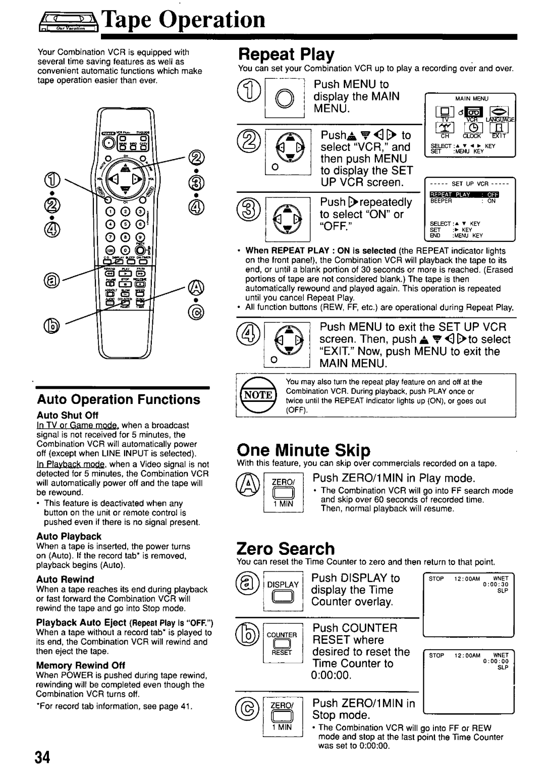 Panasonic PV-M2057 manual 