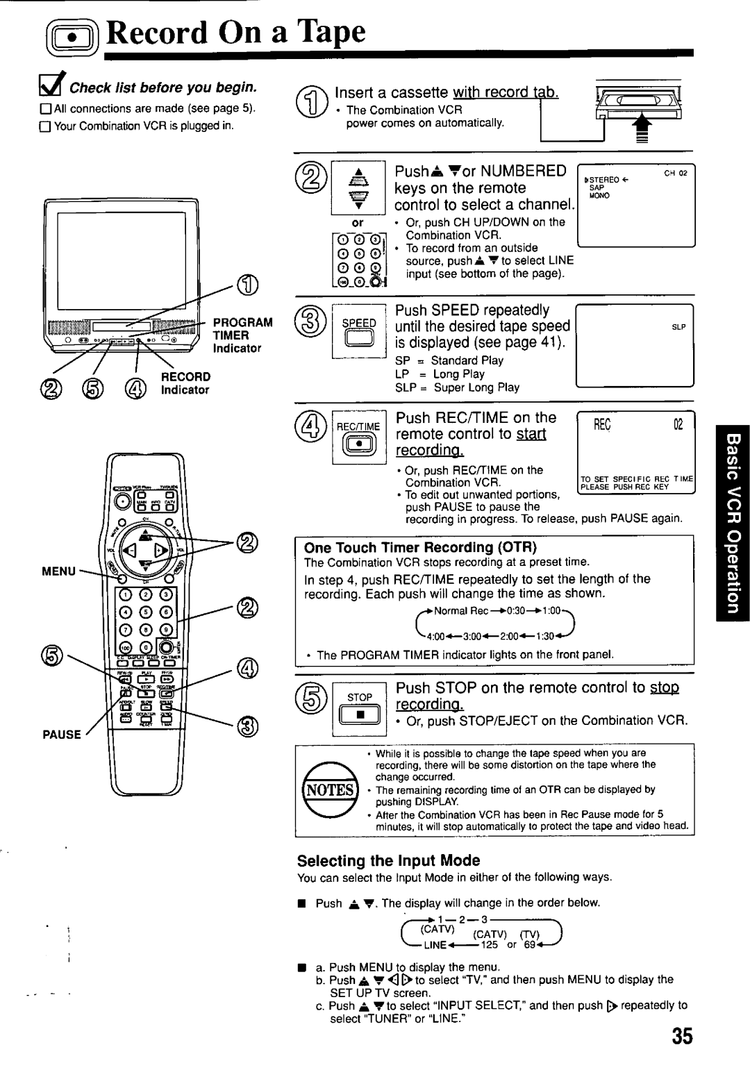 Panasonic PV-M2057 manual 