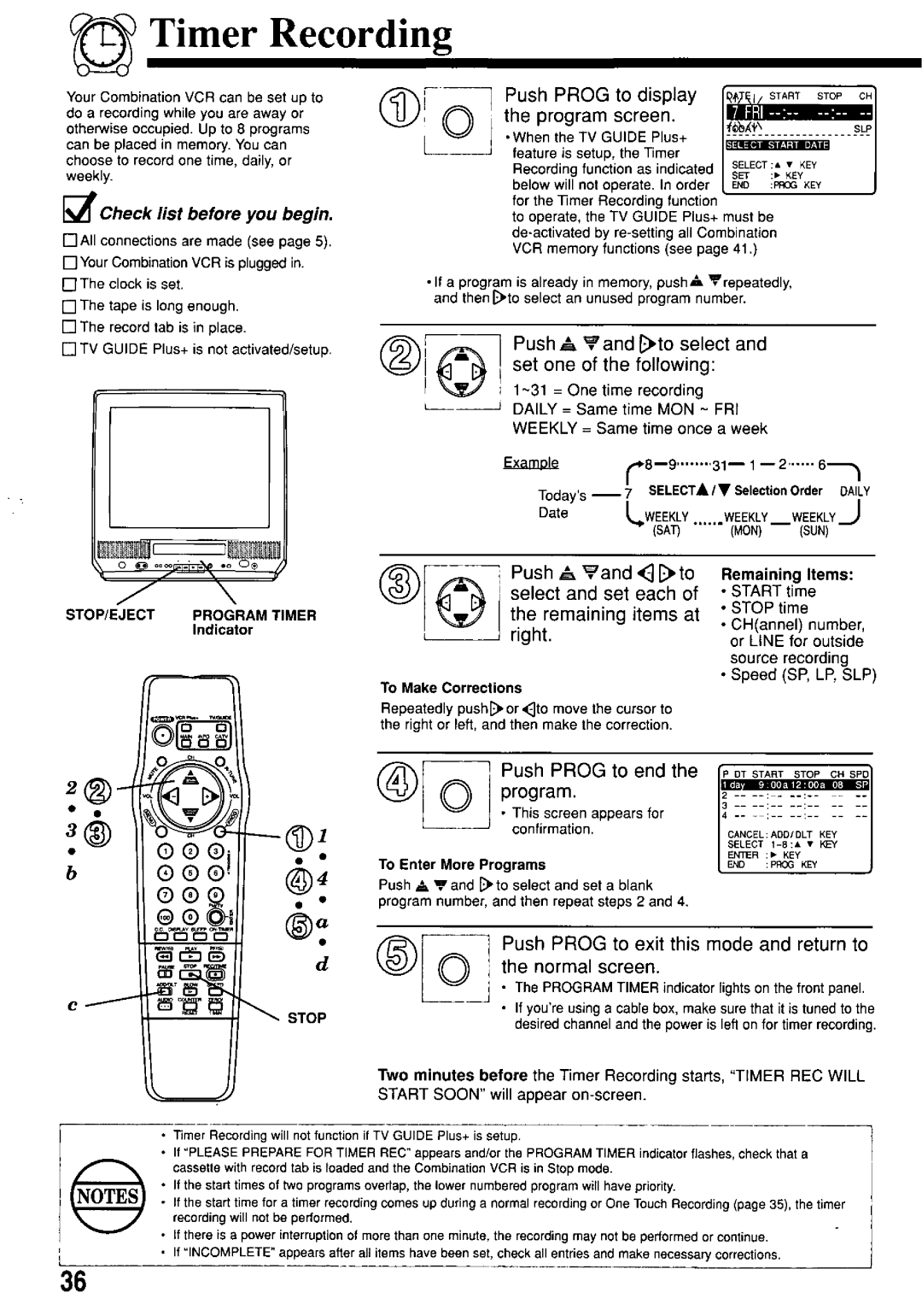 Panasonic PV-M2057 manual 