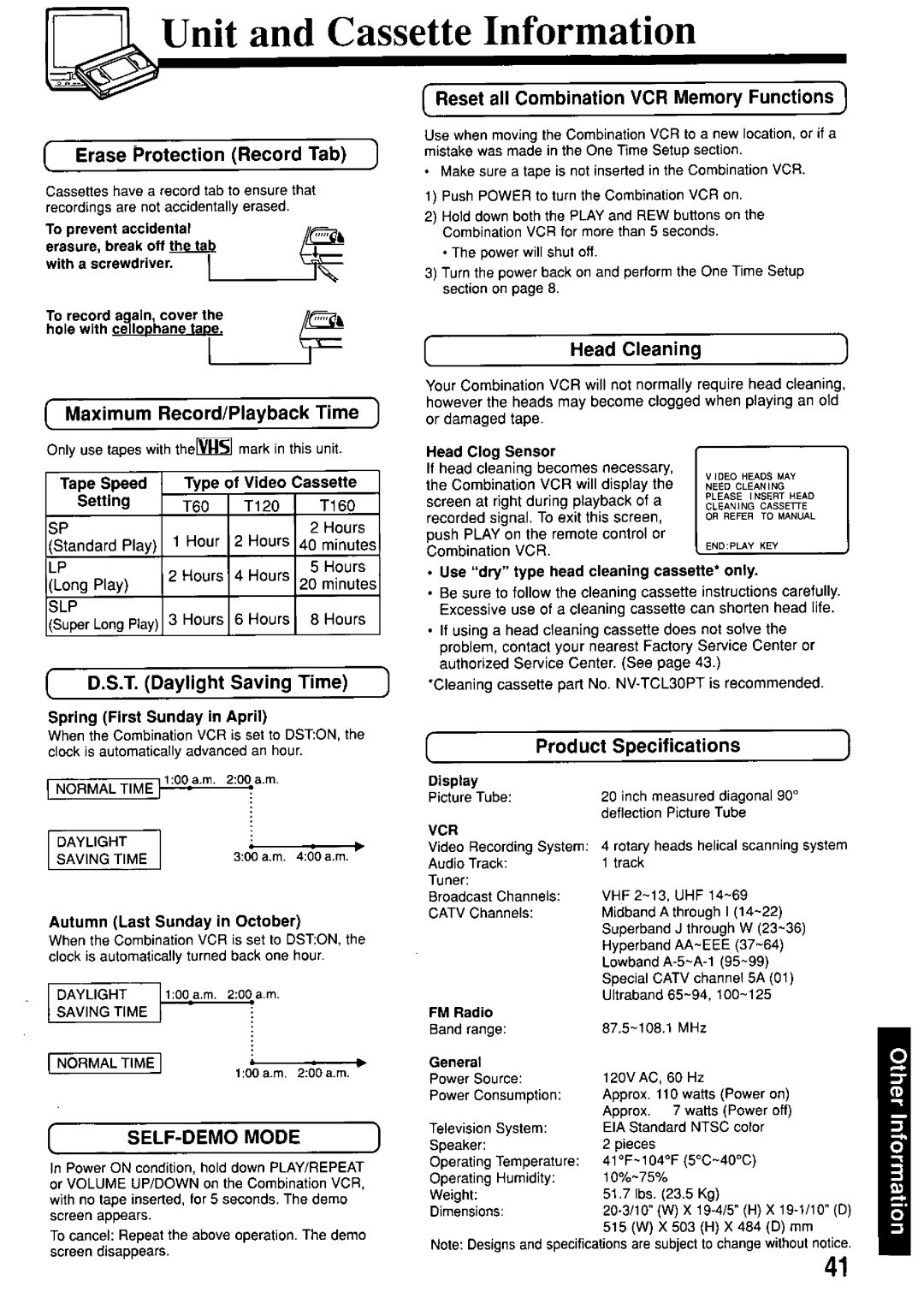 Panasonic PV-M2057 manual 