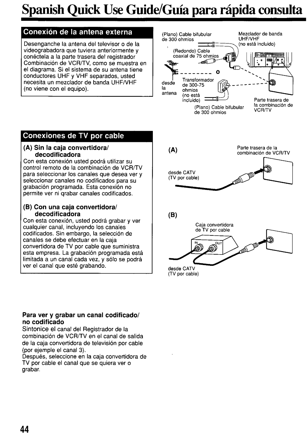 Panasonic PV-M2057 manual 