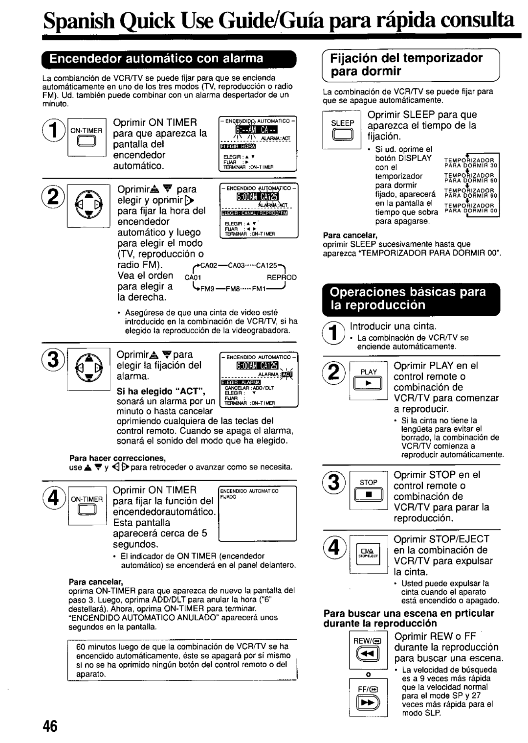 Panasonic PV-M2057 manual 