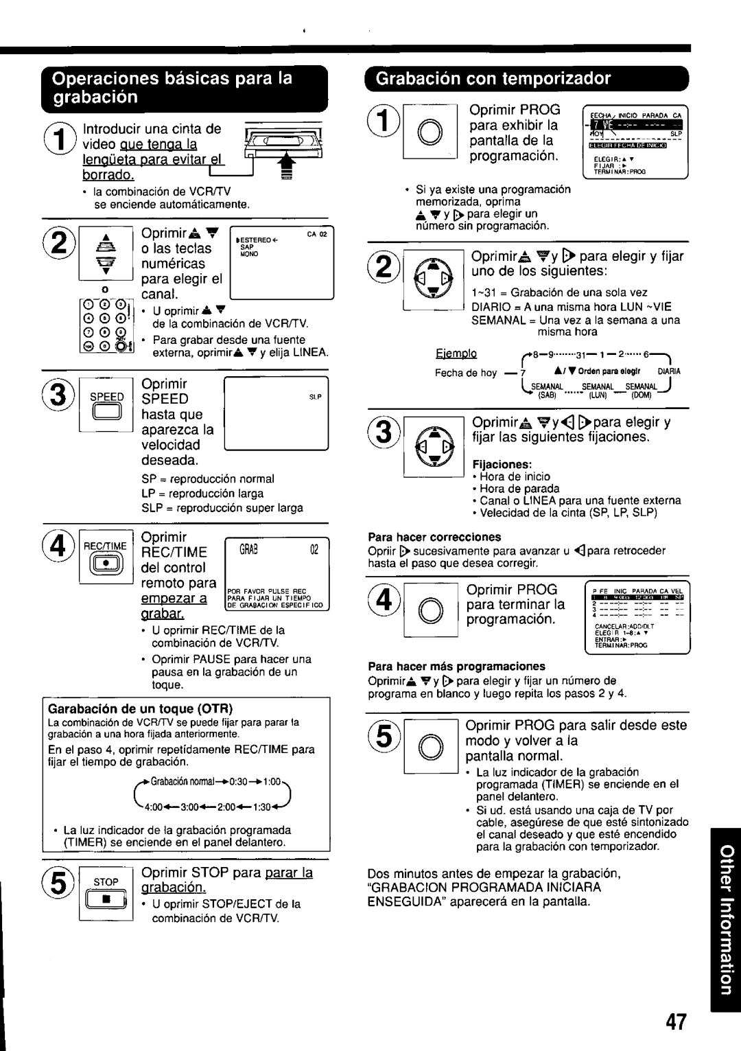 Panasonic PV-M2057 manual 