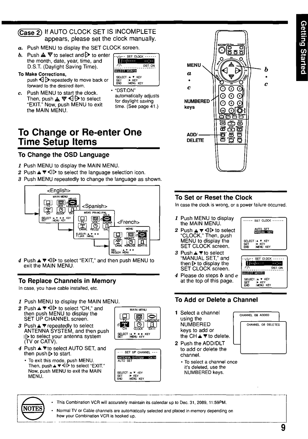 Panasonic PV-M2057 manual 