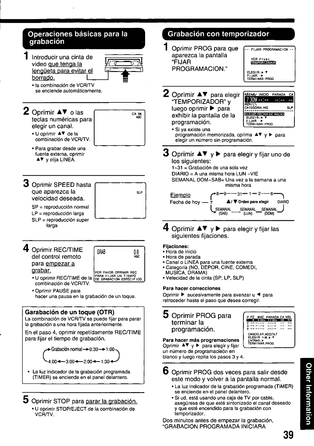 Panasonic PV-M2048, PV-M2058 manual 