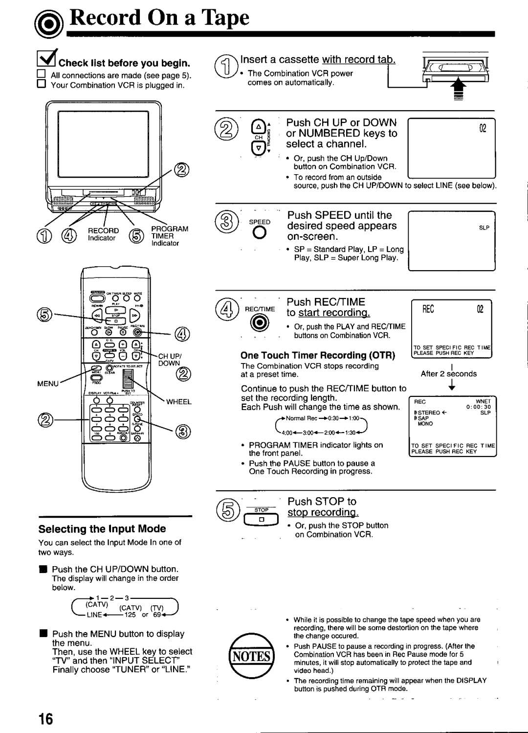 Panasonic PV-M2066 manual 