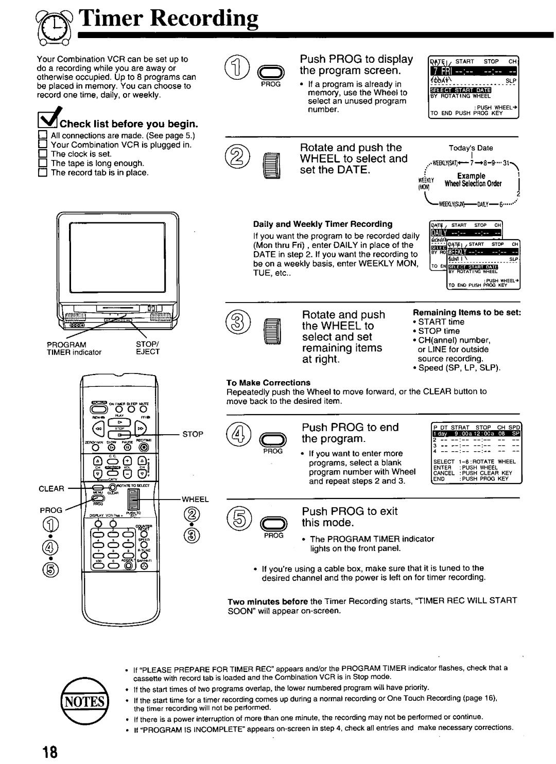 Panasonic PV-M2066 manual 