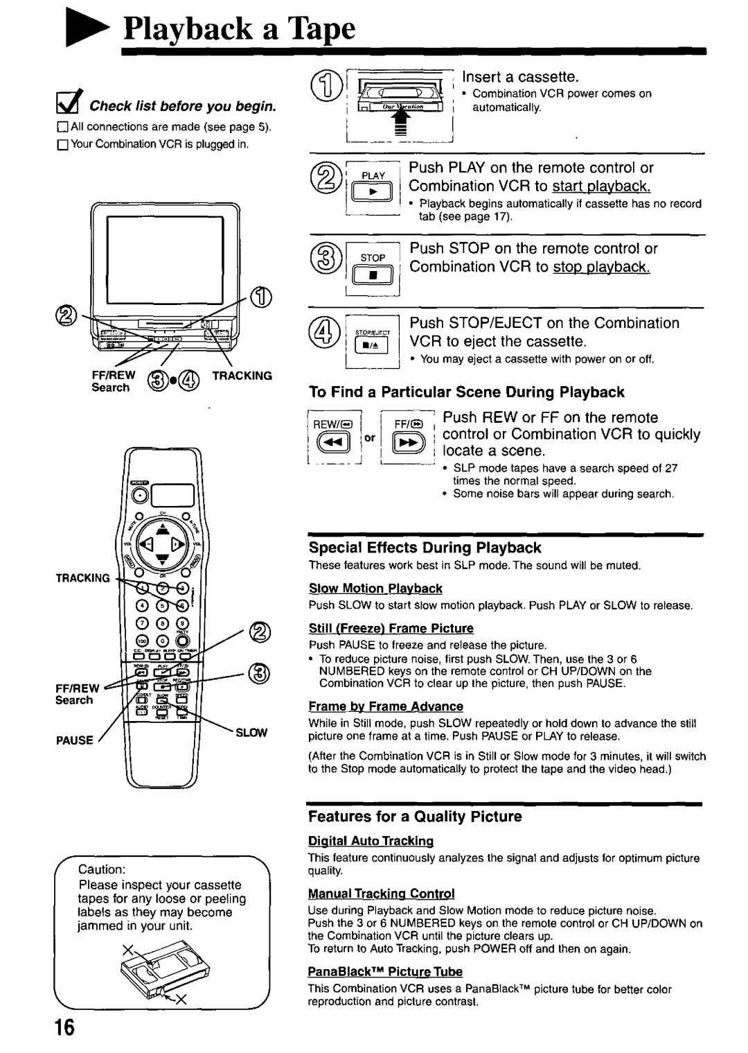 Panasonic PV-M2737 manual 