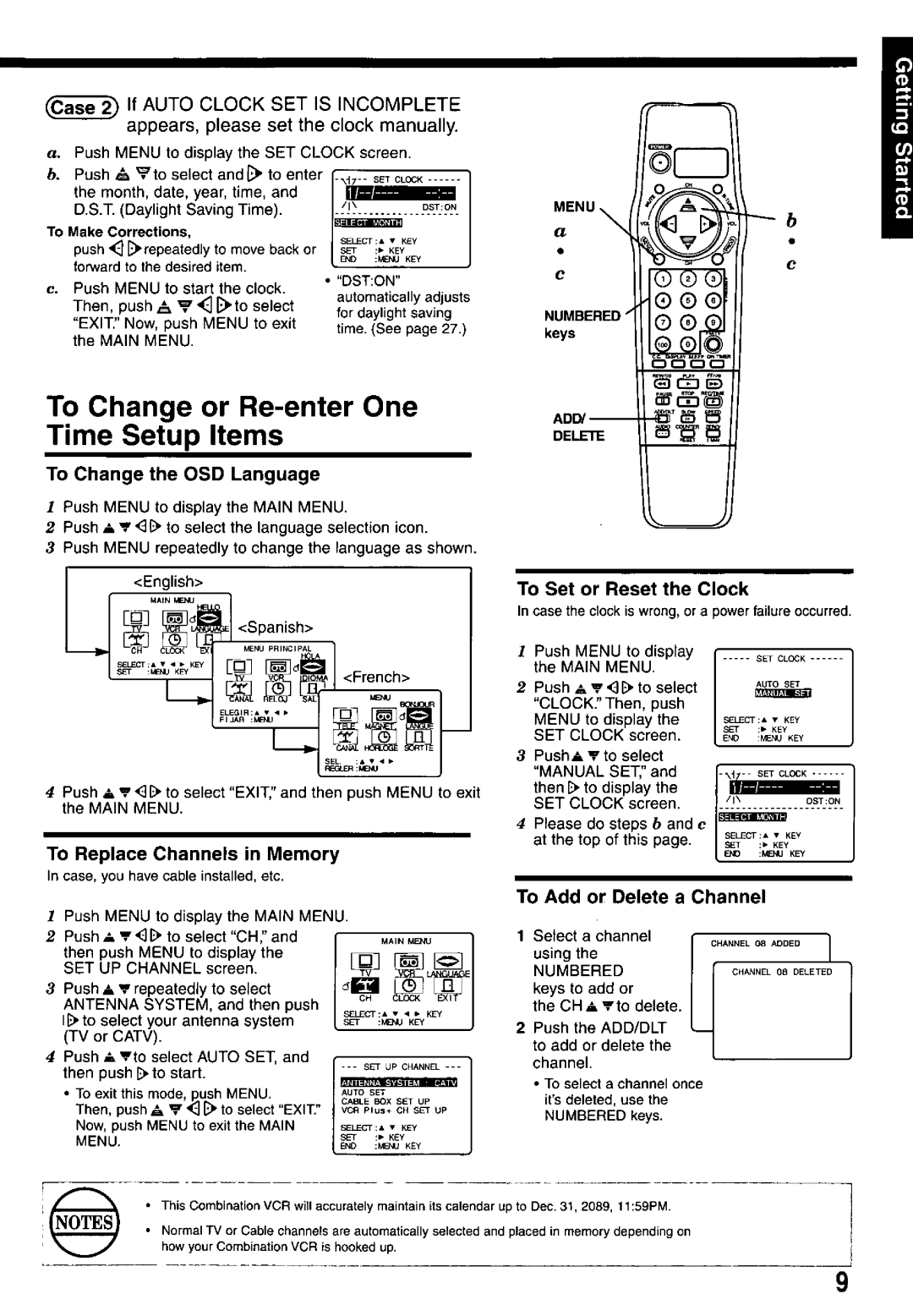 Panasonic PV-M2737 manual 