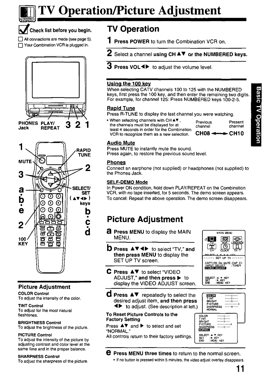 Panasonic PV-M2738 manual 