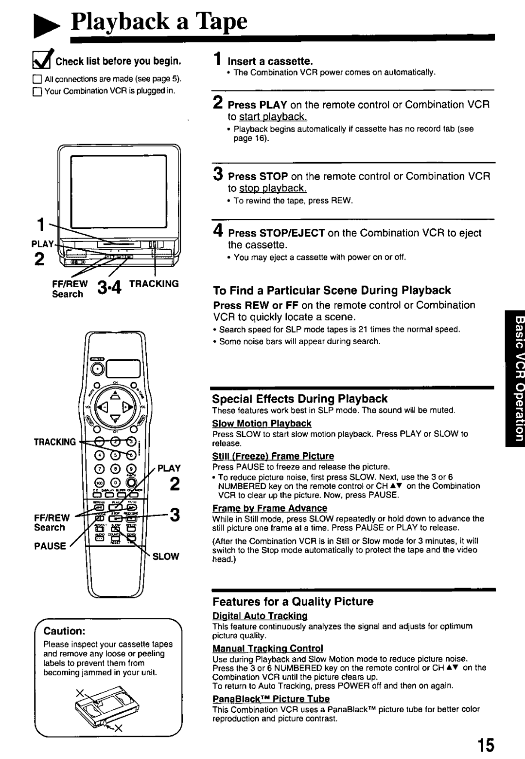 Panasonic PV-M2738 manual 