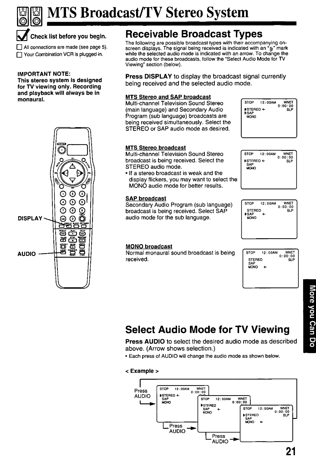 Panasonic PV-M2738 manual 