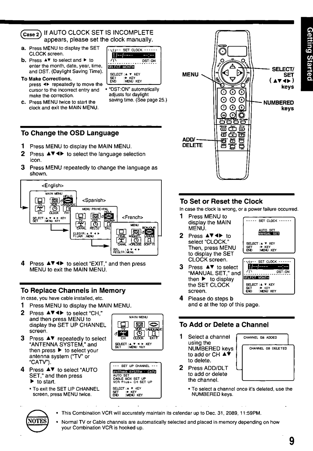 Panasonic PV-M2738 manual 